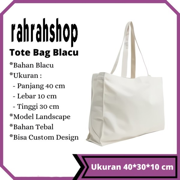 Tas Totebag Blacu GRADE A Landscape PEREKAT Plus Volume Polos